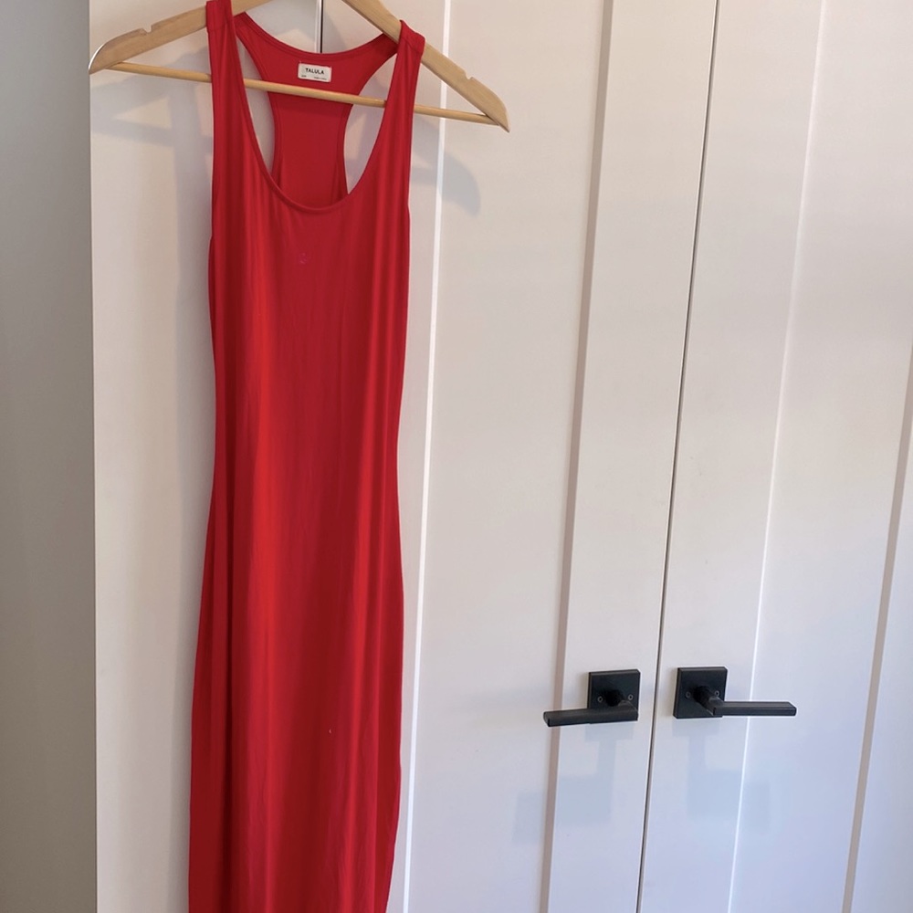 Aritzia Talula red dress